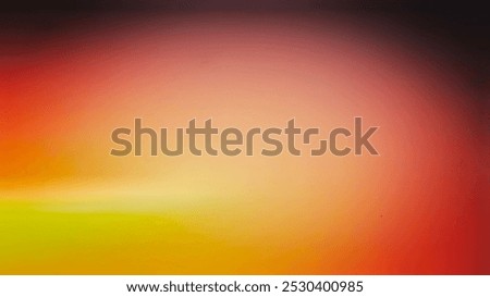 Abstract Gradient Texture with Warm Yellow and Red Light