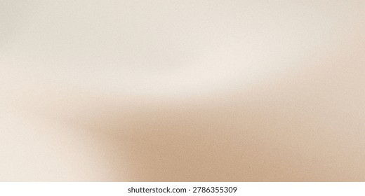 An abstract grainy gradient banner in warm beige and cream tones with soft light accents