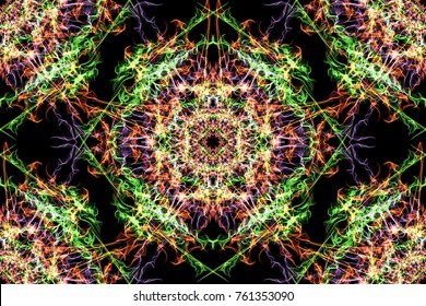 Abstract graphic pattern. Seamless tile background. Silk symmetry seamless pattern series.