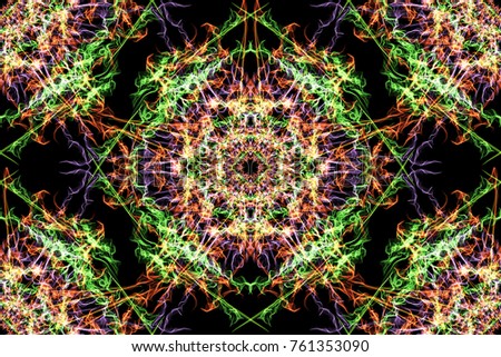 Abstract graphic pattern. Seamless tile background. Silk symmetry seamless pattern series.
