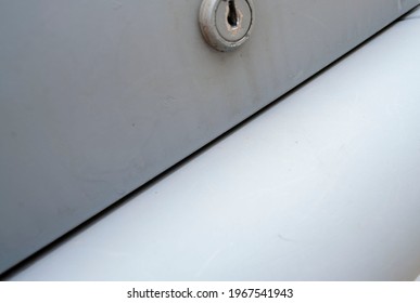 Abstract Gray Metal Box Texture