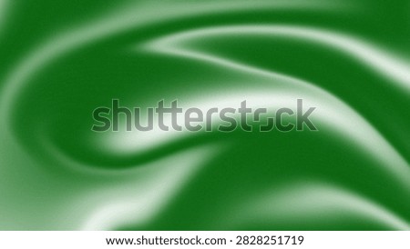 Abstract green gradient grainy background with flowing smooth waves and subtle noise texture. Design for social media graphics web design and branding materials.