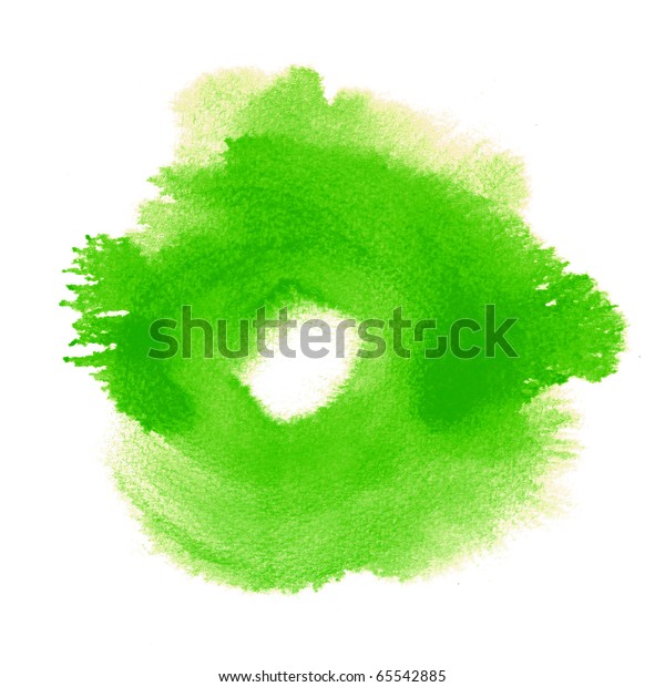 Abstract Green Watercolor Hand Painted Background Stock Photo Shutterstock