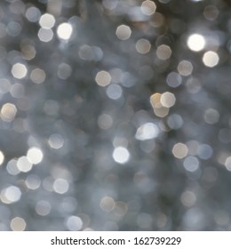 Abstract Grey Bokeh Background 