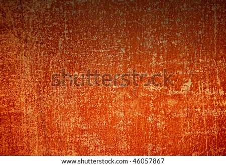 Similar – Wall with layers of red, orange and white paint weathered by the sun