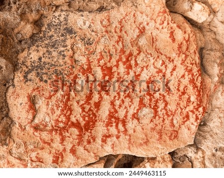 Abstract grunge background made of old stonewall textured. Concrete decorative wallpaper background with copy space.