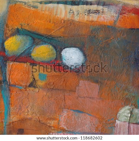 Abstract grunge orange background