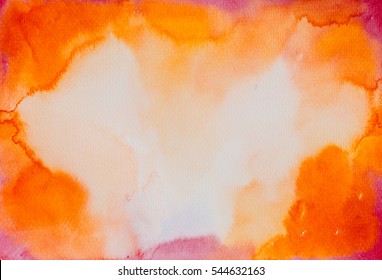 Abstract hand drawn watercolor background  Colorful template  There is blank place for your text  textures design art work skin product 