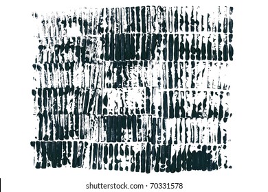 black and white abstract art