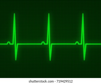 Abstract heart beats cardiogram - Shutterstock ID 719429512