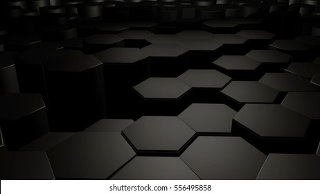 Abstract Hexagon Background.