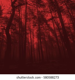 11,994 Scary Red Forest Images, Stock Photos & Vectors 