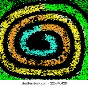 abstract hypnotic background