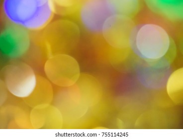 Abstract image of bokeh from christmas tree. - Powered by Shutterstock