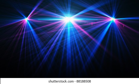 Abstract Image Of Disco Lights