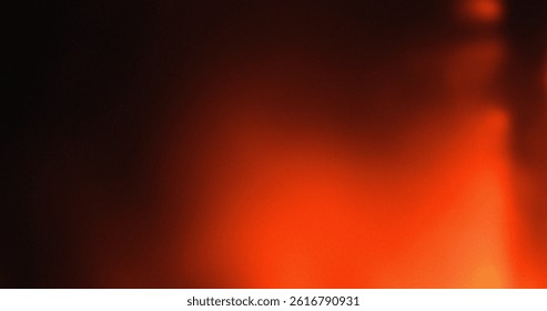 An abstract image featuring a gradient of dark red to bright orange with light flares and a textured feel.