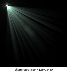 Abstract image of  lighting flare