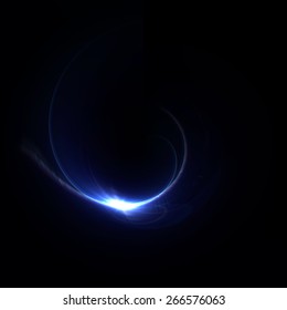 Abstract image of lighting flare
