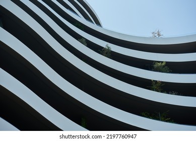 Abstract Image Of A Modern Building Architecture In Europe