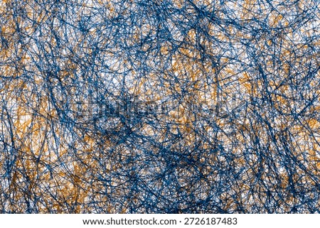 Abstract image of a plurality of intertwined threads
