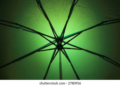 abstract image of an umbrella(back lit) (no filter or effect applied )