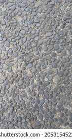 An Abstract And Imprecise Stone Pattern  In Floor Construction