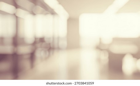 Abstract interior background with soft focus and warm light tones, creating a cozy glowing ambience with gentle illumination that feels calm and welcoming