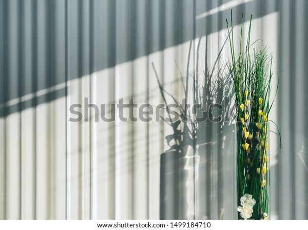 Abstract Interior Template Floor Vase Floral Stock Photo Edit Now