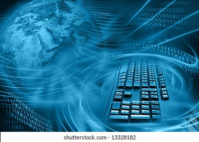 Abstract Internet Background