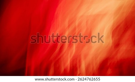 Abstract Irregular Red Light Composition with Blurred Background, Long Exposure