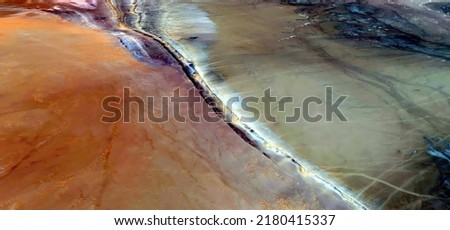 abstract landscape photo of the deserts of Africa from the air emulating the shapes and colors of coronary artery, Genre: Abstract naturalism, from the abstract to the figurative