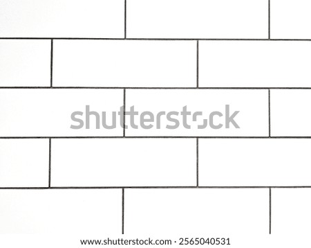 abstract large ceramic blank empty brick subway tile wall texture white for backdrop