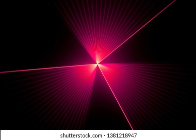 Abstract Laser Light Beam Effect 