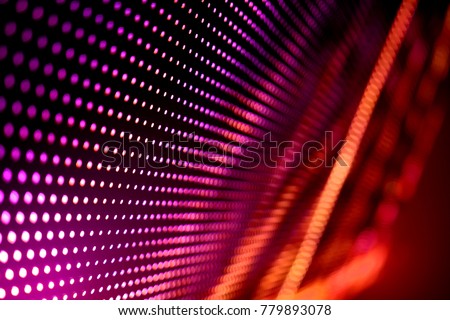 Abstract LED Panel art 
