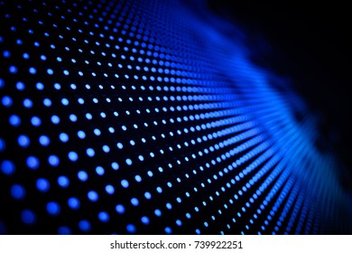Abstract LED wall pattern 