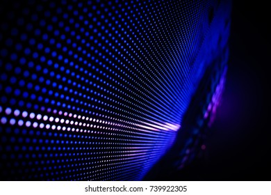 Abstract LED wall pattern 