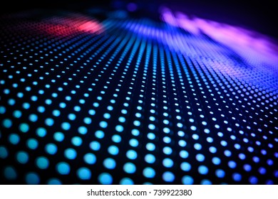 Abstract LED wall pattern 