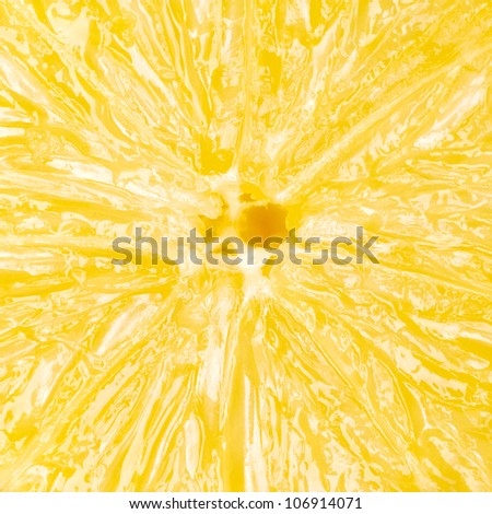 Abstract lemon macro for background