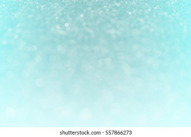 Abstract Light Blue Bokeh Background