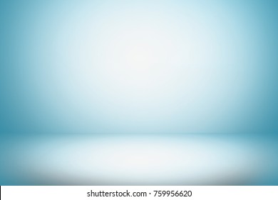 Abstract light blue template background  Picture can used web ad  backdrop blank space gradient wall for art work design add text message 