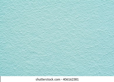 Abstract Light Blue Wall Plastered Texture. Rustic Background