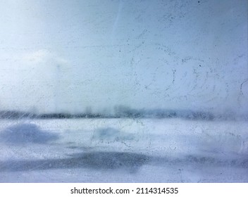 Abstract Light Blue Winter Background