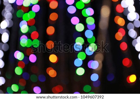 Abstract Light Bokeh on back Background