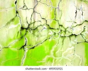 Abstract light green wall plastered texture. Rustic background