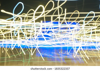 abstract light Lines, Blurred background
