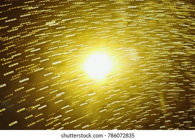 Abstract with light painting
