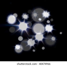 abstract light Patterns useing a tourch