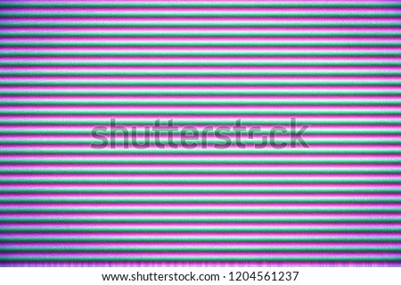 Abstract light purple background with horizontal lines. Background for design and typography. Glitch effect. Vignette effect.