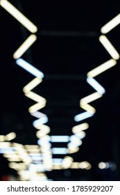 Abstract light technology background. Blur light. Defocused lamps