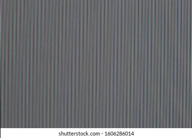 Abstract Line Stripe Of TV Screen Close Up. Analog CRT Monitor Display.